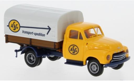Modellautos Opel Blitz 1/87 Brekina PP ASG 1952 Opel Blitz 1/87 Brekina PP ASG 1952 modellautos
