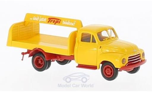 Modellautos Opel Blitz 1/87 Brekina Tropi Getränkeaufbau Opel Blitz 1/87 Brekina Tropi Getränkeaufbau modellautos