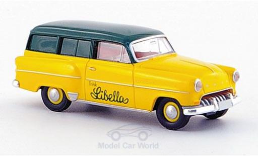 Modellautos Opel Olympia 1/87 Brekina Caravan gelb/grün Libella Opel Olympia 1/87 Brekina Caravan gelb/grün Libella modellautos