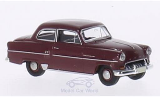 Modellautos Opel Olympia 1/87 Brekina Limousine rot Opel Olympia 1/87 Brekina Limousine rot modellautos