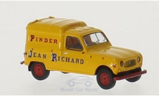 Modellautos Renault 4 L 1/87 Brekina R Fourgonnette Pinder Jean Richard Renault 4 L 1/87 Brekina R Fourgonnette Pinder Jean Richard modellautos