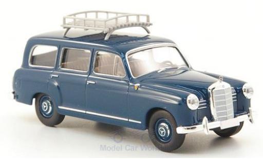 Modellautos Mercedes 180 1/87 Brekina Kombi blau mit Dachgepäckträger Mercedes 180 1/87 Brekina Kombi blau mit Dachgepäckträger modellautos