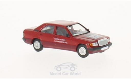 Modellautos Mercedes 190 E 1/87 Brekina (W201) rot Elektroantrieb Mercedes 190 E 1/87 Brekina (W201) rot Elektroantrieb modellautos