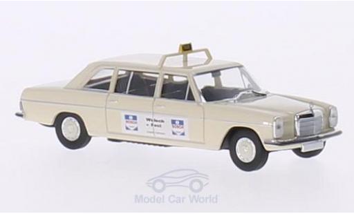 Modellautos Mercedes 220 1/87 Brekina D Lang (V115) beige Taxi (D) / Wulsch Mercedes 220 1/87 Brekina D Lang (V115) beige Taxi (D) / Wulsch modellautos