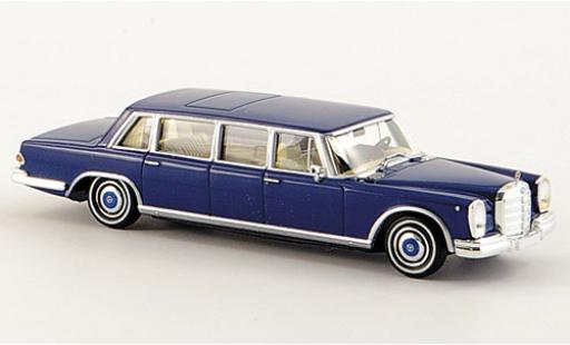 Modellautos Mercedes 600 1/87 Brekina Pullman Limousine blau Mercedes 600 1/87 Brekina Pullman Limousine blau modellautos