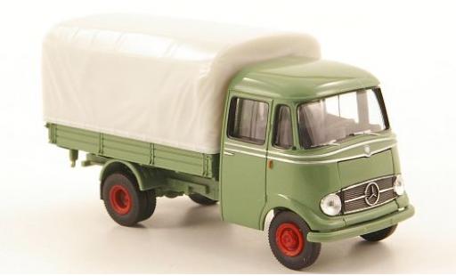 Modellautos Mercedes L319 1/87 Brekina Pritsche grün PP-LKW ohne Vitrine Mercedes L319 1/87 Brekina Pritsche grün PP-LKW ohne Vitrine modellautos