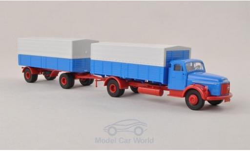 Modellautos Volvo N88 1/87 Brekina blau mit rotem Chassis Volvo N88 1/87 Brekina blau mit rotem Chassis modellautos