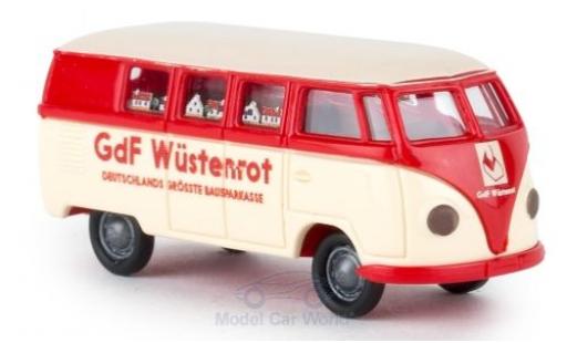 Modellautos Volkswagen T1 B 1/87 Brekina a Bus Bausparkasse Wüstenrot Volkswagen T1 B 1/87 Brekina a Bus Bausparkasse Wüstenrot modellautos
