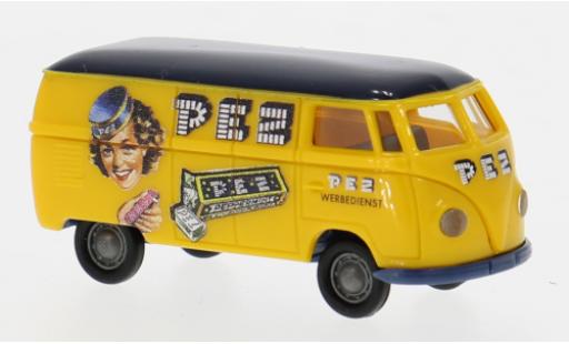 Modellautos Volkswagen T1 1/87 Brekina a Kasten 1961 PEZ Werbedienst 1:87 Volkswagen T1 1/87 Brekina a Kasten 1961 PEZ Werbedienst 1:87 modellautos