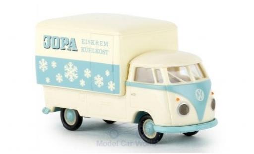 Modellautos Volkswagen T1 1/87 Brekina b Großraum-Koffer Jopa Eiskrem 1960 Volkswagen T1 1/87 Brekina b Großraum-Koffer Jopa Eiskrem 1960 modellautos