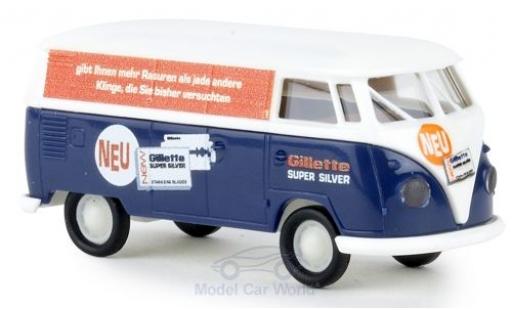 Modellautos Volkswagen T1 1/87 Brekina b Kasten Gilette Volkswagen T1 1/87 Brekina b Kasten Gilette modellautos