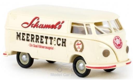 Modellautos Volkswagen T1 1/87 Brekina b Kasten Schamel Meerrettich 1960 Volkswagen T1 1/87 Brekina b Kasten Schamel Meerrettich 1960 modellautos