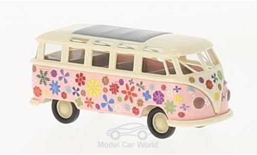Modellautos Volkswagen T1 1/87 Brekina b Samba Flower Power Volkswagen T1 1/87 Brekina b Samba Flower Power modellautos