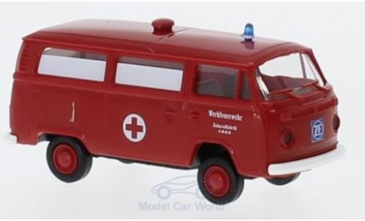 Modellautos Volkswagen T2 B 1/87 Brekina Bus Werkfeuerwehr ZF Volkswagen T2 B 1/87 Brekina Bus Werkfeuerwehr ZF modellautos