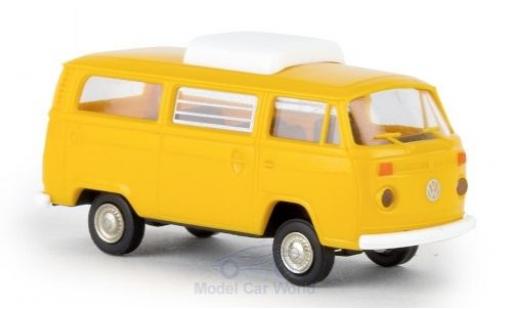 Modellautos Volkswagen T2 1/87 Brekina Camper gelb 1973 mit Hubdach Volkswagen T2 1/87 Brekina Camper gelb 1973 mit Hubdach modellautos