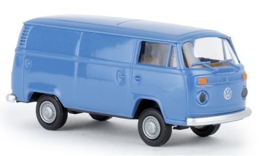 Modellautos Volkswagen T2 1/87 Brekina Kasten blau 1972 Volkswagen T2 1/87 Brekina Kasten blau 1972 modellautos