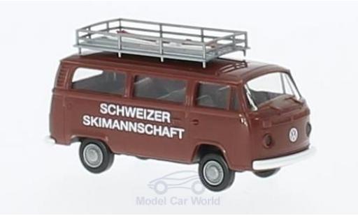 Modellautos Volkswagen T2 1/87 Brekina Schweizer Skinationalmannschaft Kombi Volkswagen T2 1/87 Brekina Schweizer Skinationalmannschaft Kombi modellautos