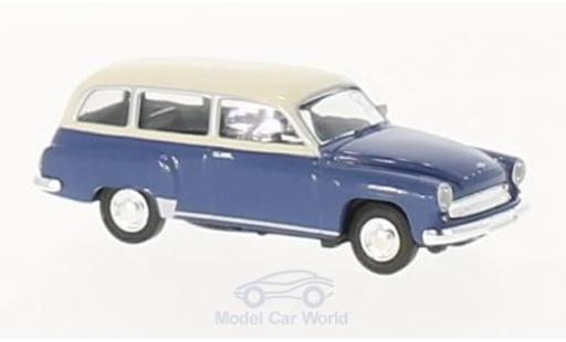 Modellautos Wartburg 311 1/87 Brekina Kombi blau/beige Wartburg 311 1/87 Brekina Kombi blau/beige modellautos