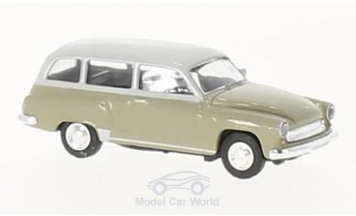 Modellautos Wartburg 311 1/87 Brekina Kombi oliv/grau Wartburg 311 1/87 Brekina Kombi oliv/grau modellautos