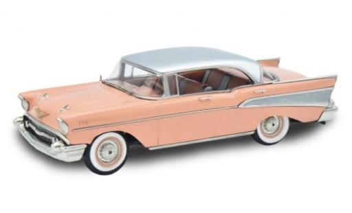 Modellautos Chevrolet Bel Air 1/43 Brooklin Four-Door Hardtop rosa/silber 1957 Chevrolet Bel Air 1/43 Brooklin Four-Door Hardtop rosa/silber 1957 modellautos