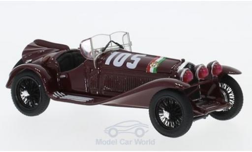 Modellautos Alfa Romeo 2300 1/43 Brumm RHD No.105 Mille Miglia 1932 T.Nuvolari/G-B.Guidotti Alfa Romeo 2300 1/43 Brumm RHD No.105 Mille Miglia 1932 T.Nuvolari/G-B.Guidotti modellautos