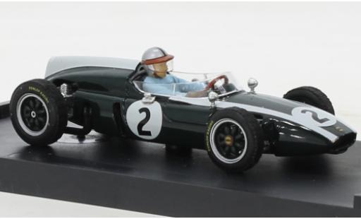 Cooper T53 1/43 Brumm No.2 formule 1 GP Grande-Bretagne 1960 modellautos