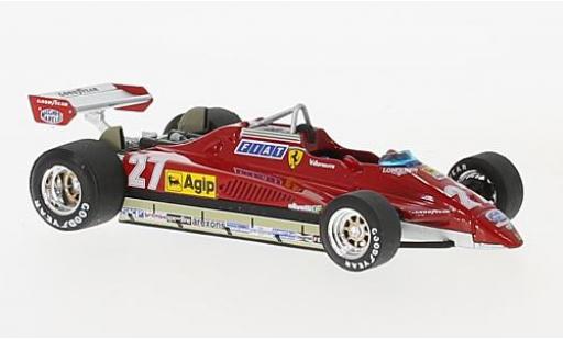 Ferrari 126 1/43 Brumm C2 Turbo No.27 formule 1 GP San Marino 1982 modellautos