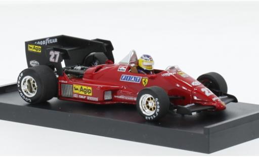 Ferrari 126 1/43 Brumm C4 turbo No.27 formule 1 GP Belgique 1984 modellautos