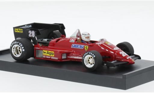 Ferrari 126 1/43 Brumm C4 turbo No.28 formule 1 GP Belgique 1984 modellautos