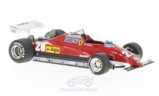 Modellautos Ferrari 126 1982 1/43 Brumm C2 turbo No.28 Formel 1 GP Italien 1982 M.Andretti Ferrari 126 1982 1/43 Brumm C2 turbo No.28 Formel 1 GP Italien 1982 M.Andretti modellautos
