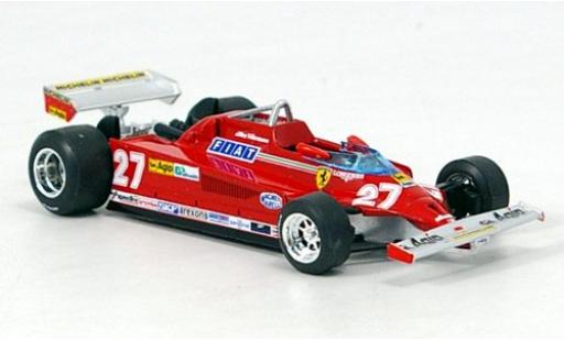 Modellautos Ferrari 126 1/43 Brumm CK Turbo No.27 Scuderia Formel 1 GP Italien 1981 G.Villeneuve Ferrari 126 1/43 Brumm CK Turbo No.27 Scuderia Formel 1 GP Italien 1981 G.Villeneuve modellautos