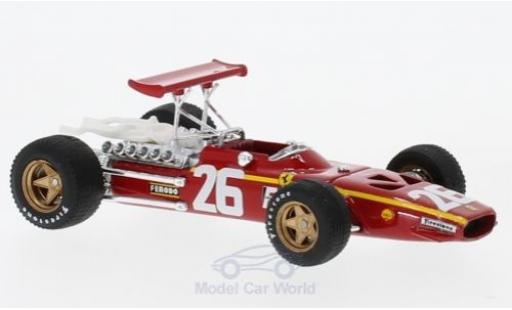 Ferrari 312 P 1/43 Brumm F1 No.26 Formel 1 GP Frankreich 1968 J.Ickx modellautos