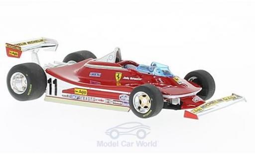 Ferrari 312 1/43 Brumm T4 No.11 und 12 Formel 1 1979 Presentation Fiorano J.Scheckter/G.Villeneuve modellautos