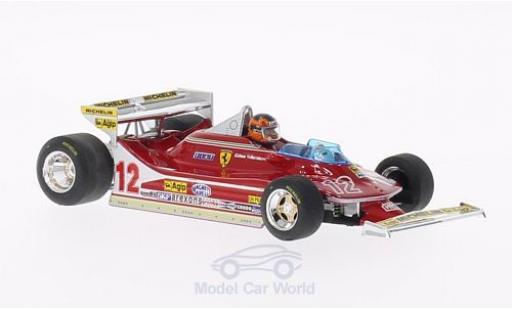 Modellautos Ferrari 312 T4 1/43 Brumm T4 No.12 GP Monaco 1979 mit Fahrerfigur G.Villeneuve Ferrari 312 T4 1/43 Brumm T4 No.12 GP Monaco 1979 mit Fahrerfigur G.Villeneuve modellautos
