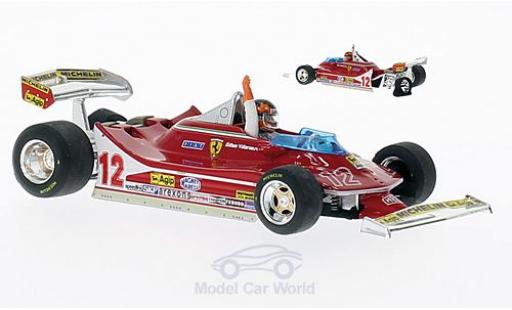Modellautos Ferrari 312 T4 1/43 Brumm T4 No.12 GP Niederlande 1979 mit Figur G.Villeneuve Ferrari 312 T4 1/43 Brumm T4 No.12 GP Niederlande 1979 mit Figur G.Villeneuve modellautos