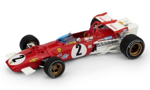 Ferrari 312 1/43 Brumm B No.2 Scuderia Formel 1 GP Italien 1970 J.Ickx modellautos