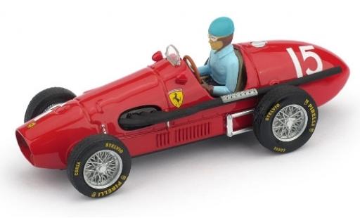 Modellautos Ferrari 500 1/43 Brumm F2 No.15 Scuderia GP Großbritannien 1952 avec figurine de conducteur A.Ascari Ferrari 500 1/43 Brumm F2 No.15 Scuderia GP Großbritannien 1952 avec figurine de conducteur A.Ascari modellautos