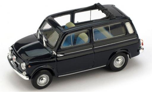 Modellautos Fiat 500 1/43 Brumm Giardiniera blau 1960 ouverts/es toit rabattable Fiat 500 1/43 Brumm Giardiniera blau 1960 ouverts/es toit rabattable modellautos