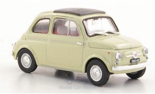 Fiat 500 1/43 Brumm D beige 1960 modellautos