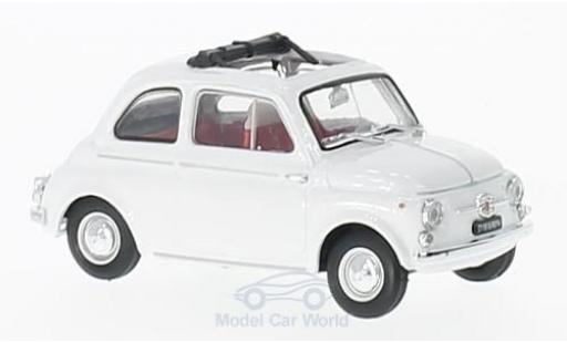 Fiat 500 1/43 Brumm D weiss 1960 modellautos