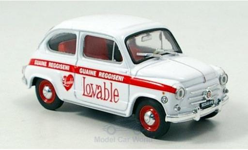 Modellautos Fiat 600 1/43 Brumm 1960 Intimo Lovable Fiat 600 1/43 Brumm 1960 Intimo Lovable modellautos