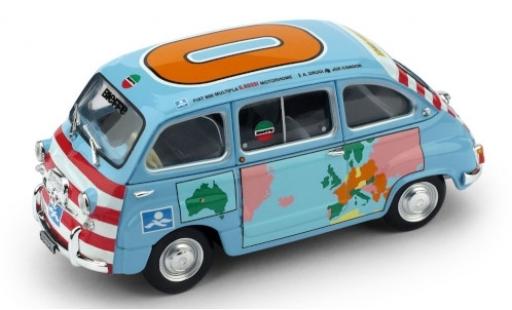 Modellautos Fiat 600 1/43 Brumm D Multipla Graziano Rossi Motorhome 1960 Fiat 600 1/43 Brumm D Multipla Graziano Rossi Motorhome 1960 modellautos