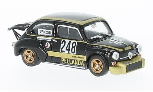 Fiat Abarth 1000 1/43 Brumm No.248 Rally Trento - Bondone 1976 G.Chivacci modellautos