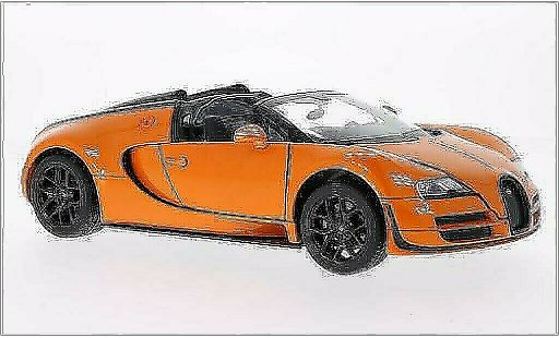 Bugatti Veyron Vitesse 1/18 Rastar 16.4 Grand Sport orange modellautos