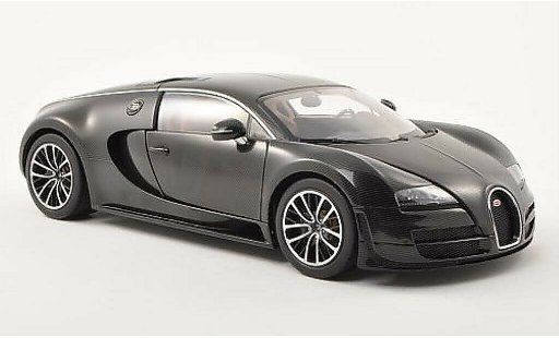 Bugatti Veyron Super Sport 1/18 Autoart 16.4 carbon-schwarz 2010 modellautos