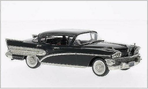 Buick Roadmaster Coupe 1/43 Brooklin 75 Hardtop schwarz 1958 modellautos