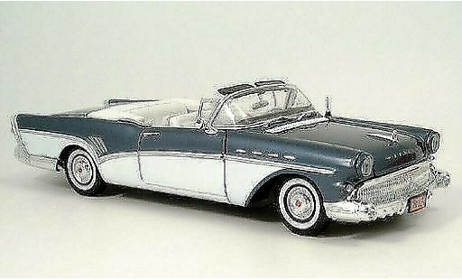 Buick Roadmaster Convertible 1/18 Motormax Cabrio blau/weiss 1957 modellautos