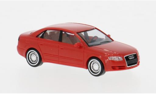 Audi A4 1/87 Busch rot 2004 1:87 modellautos