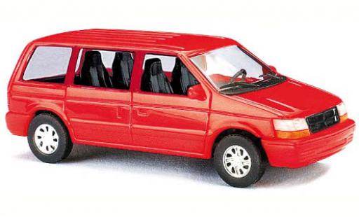 Modellautos Dodge RAM 1/87 Busch Ram Van rot 1990 Dodge RAM 1/87 Busch Ram Van rot 1990 modellautos