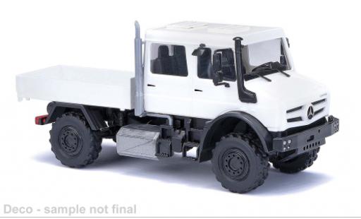 Modellautos Mercedes Unimog 1/87 Busch U 5023 cabine double blanche 2013 Mercedes Unimog 1/87 Busch U 5023 cabine double blanche 2013 modellautos
